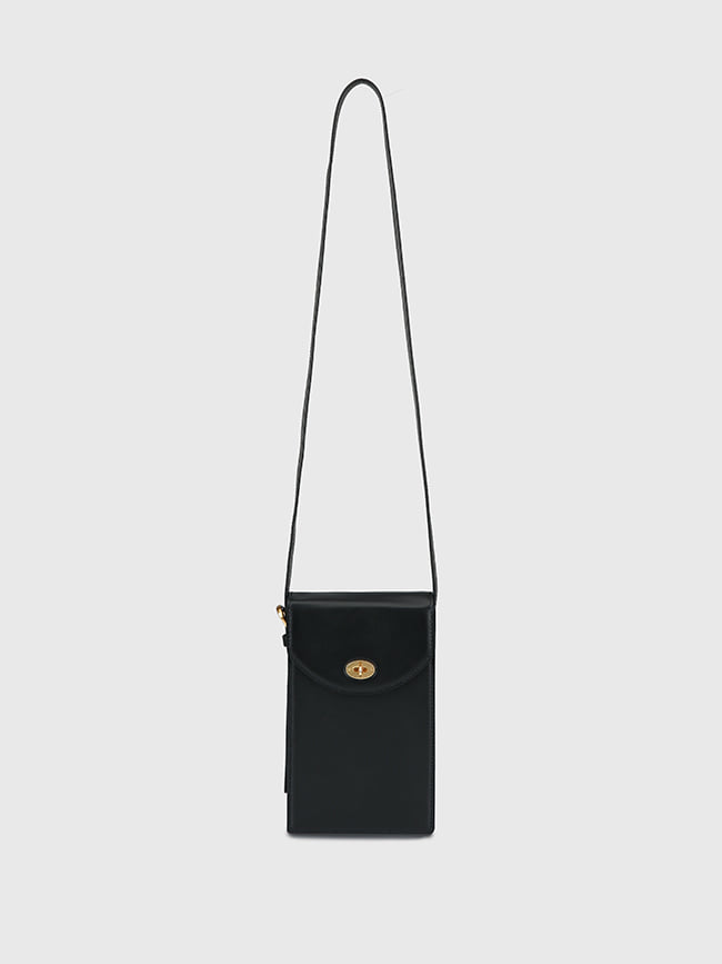 토니웩_ Calf Leather Clasp Messenger Bag (Calf Leather From Italy)