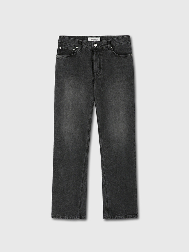 토니웩_ Re-Cut Flared Denim Jeans [Shaded Black]