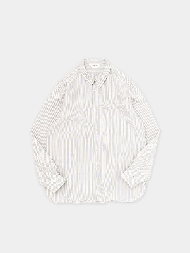 스틸바이핸드_ Regular collar shirt [White]