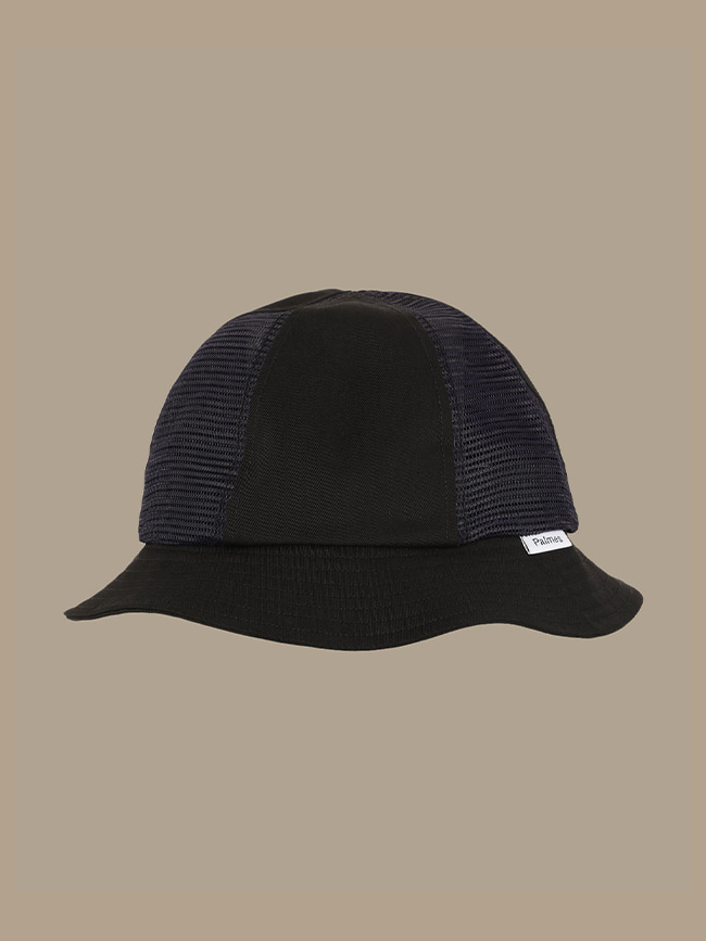 팜즈_ Mesh Bucket Hat [Navy/Black]