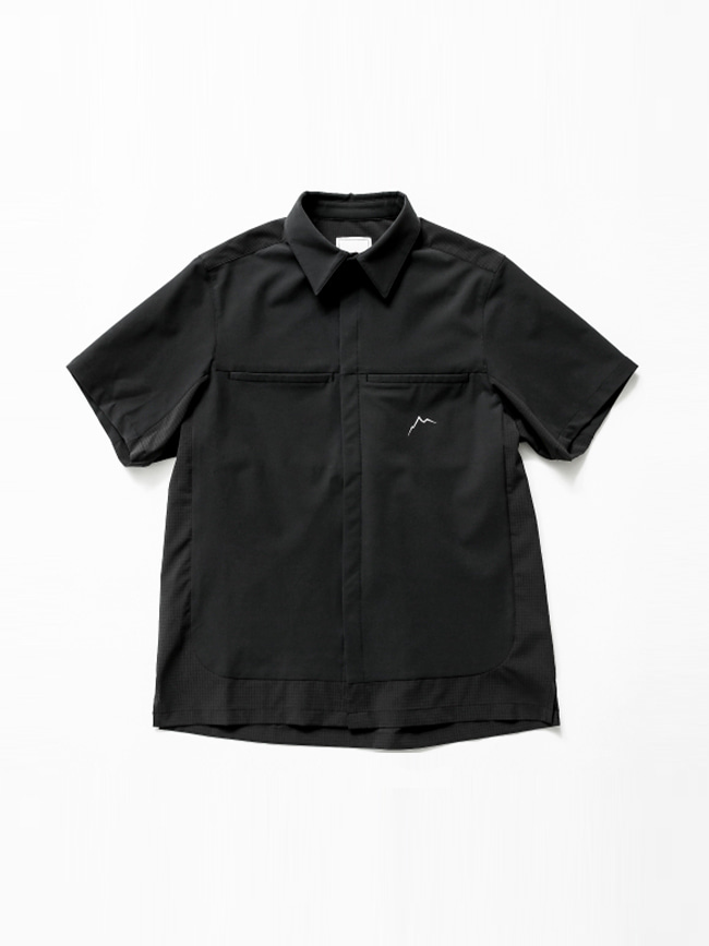 케일_ EQ Hybrid Short Sleeve Shirts [Black]