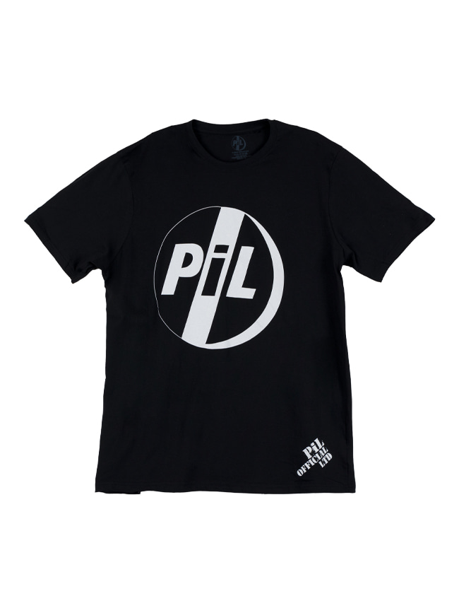 블리치아트_ PIL White Logo T-Shirt [BLACK]