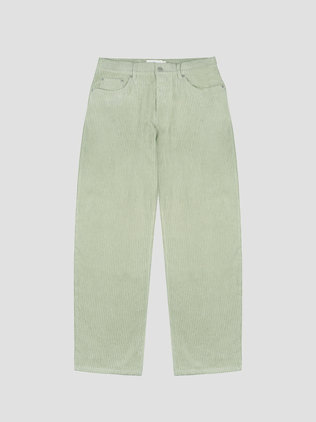아포페니안_ Alternate Corduroy Soft Trousers [Jade]