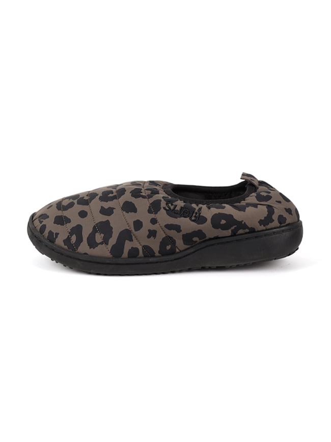 스부_ Packble Sandal [Leopard Dark Brown]