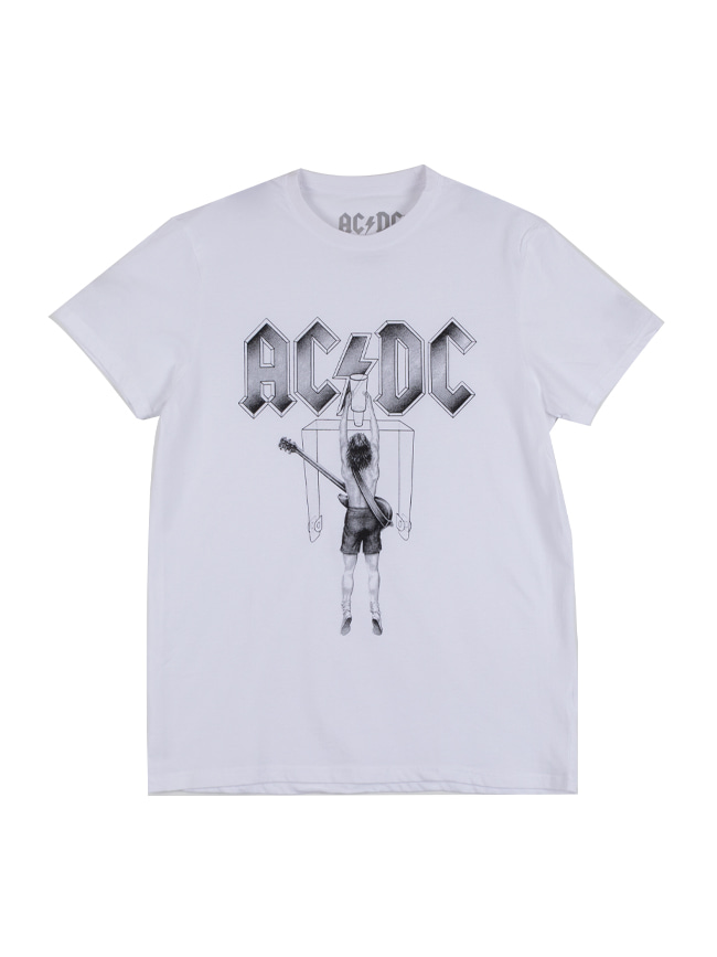 블리치아트_ [B CONDITION] ACDC Switch T-Shirt [WHITE/XXL]
