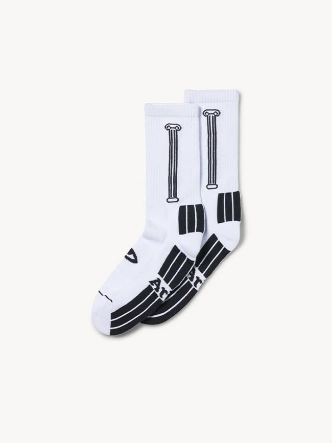 에리즈_ Column Sock [White]