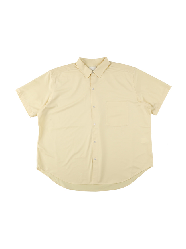 카네마사_ 46G Atmosphere SS Shirt [Light Yellow]