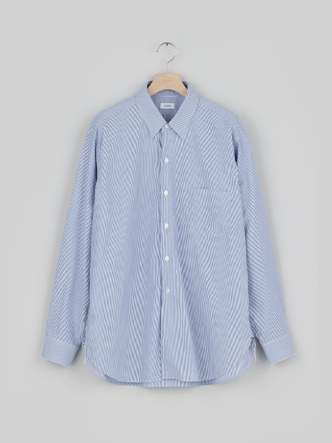 시오타_ Regular Collar Shirt [London Stripe]