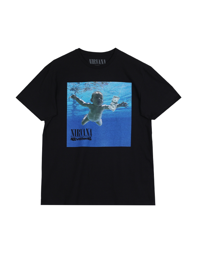 블리치아트_ Nirvana Nevermind Album T-Shirt [BLACK]